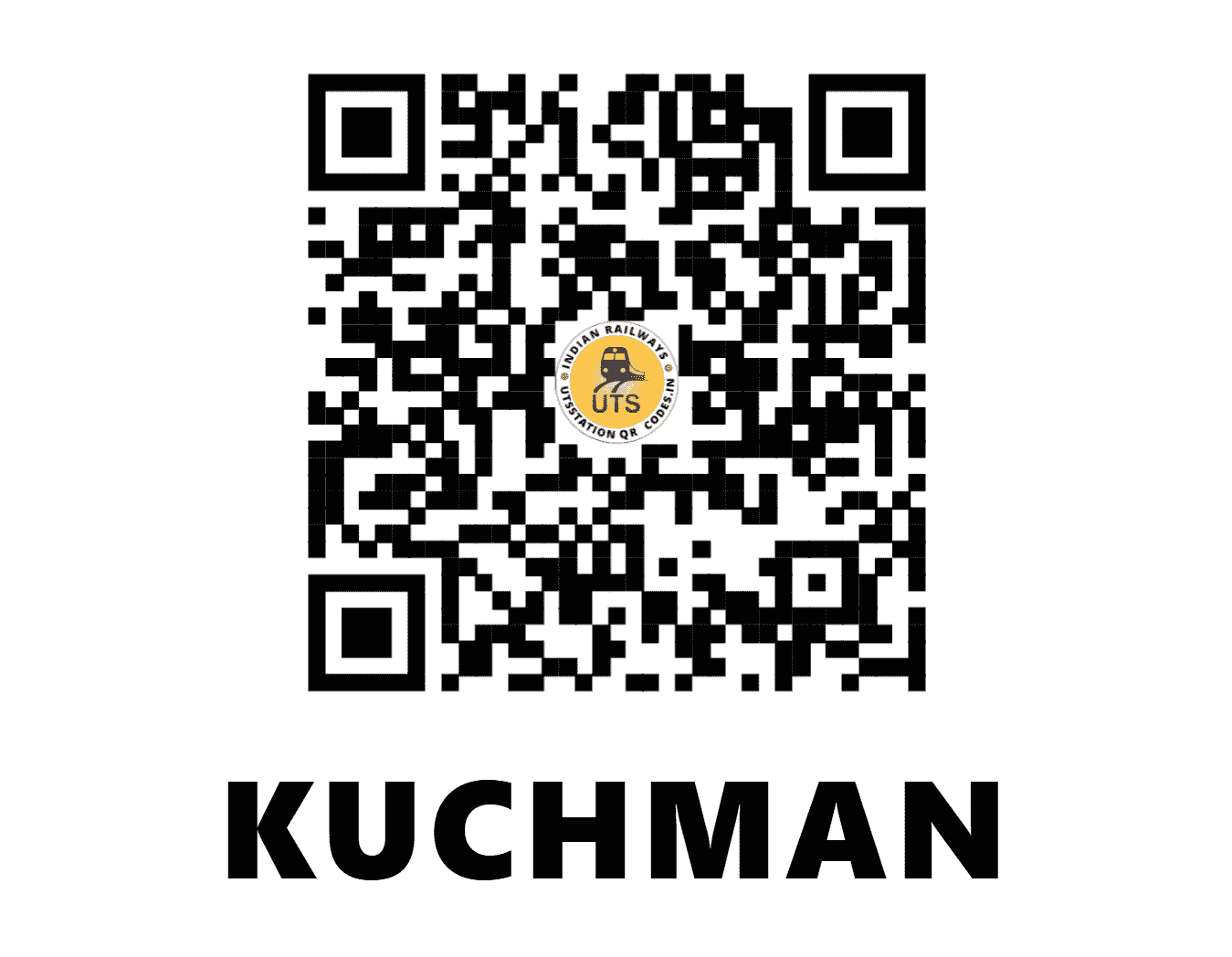 UTS QR Code for KUCHMAN - KCA (EC - UTTAR PRADESH)